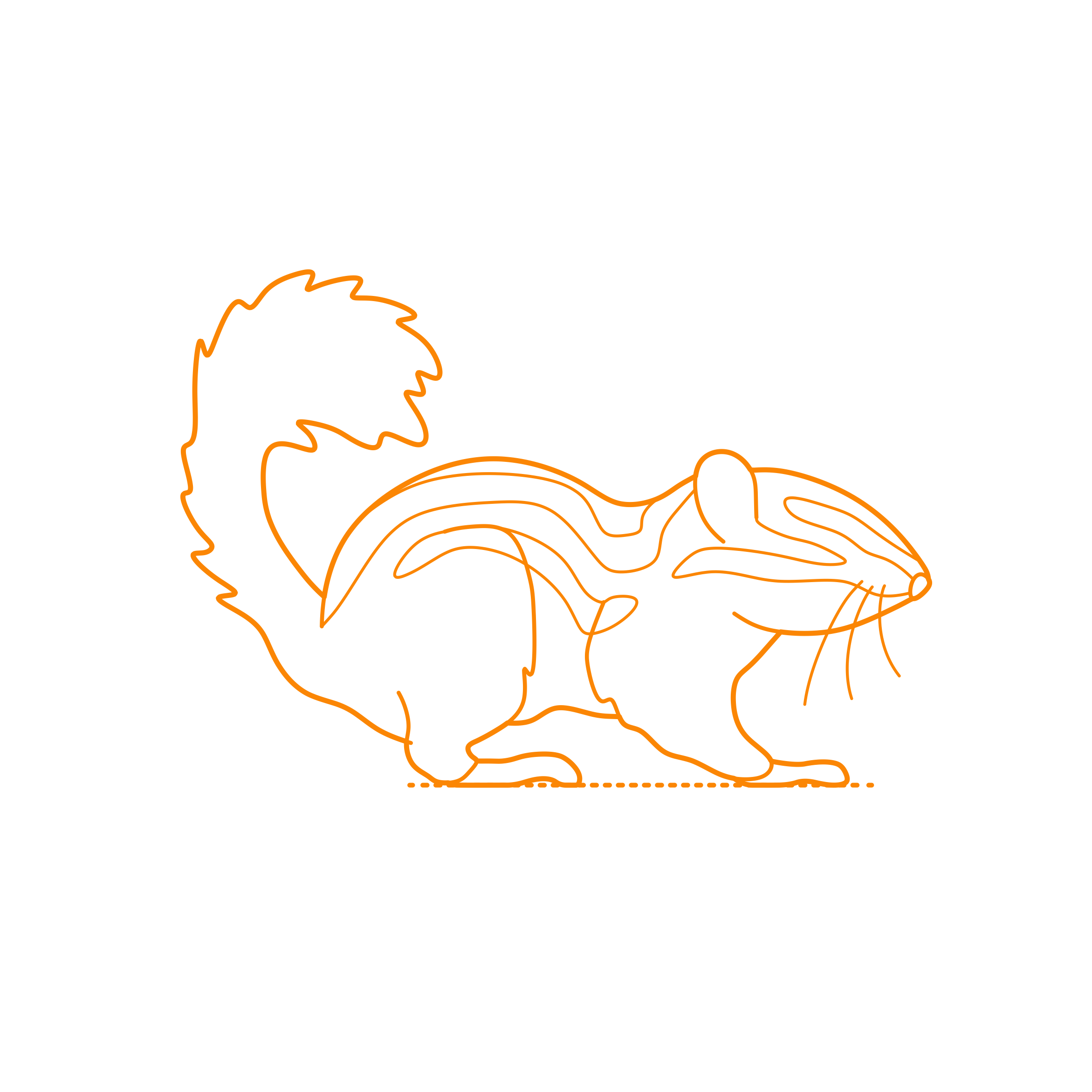 Animals Rodents Eastern Chipmunk Sketch Style Svg Vector Free Vectors